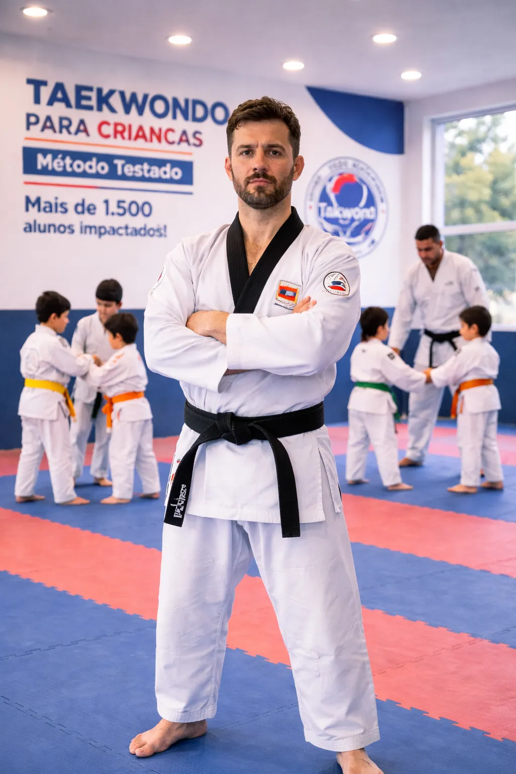 Instrutor especializado em Taekwondo Infantil